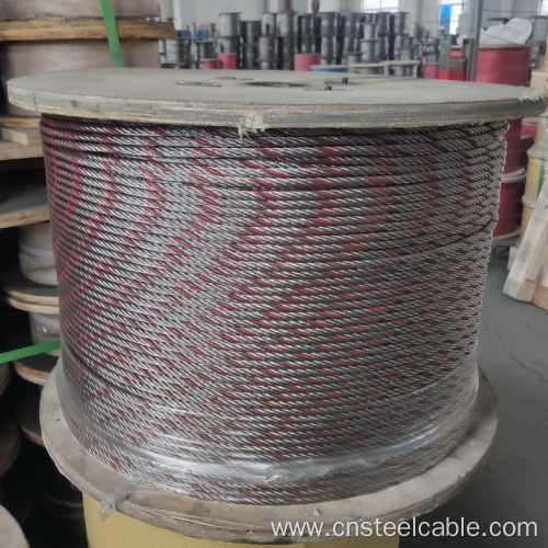 AISI316 7X7 Dia.8.0mm Stainless steel wire rope